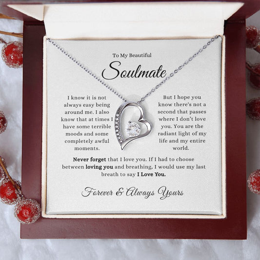 To My Beautiful Soulmate - I Know | Forever Love Necklace