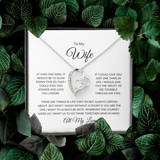 To My Wife - One Wish | All My Love | Forever Love Necklace